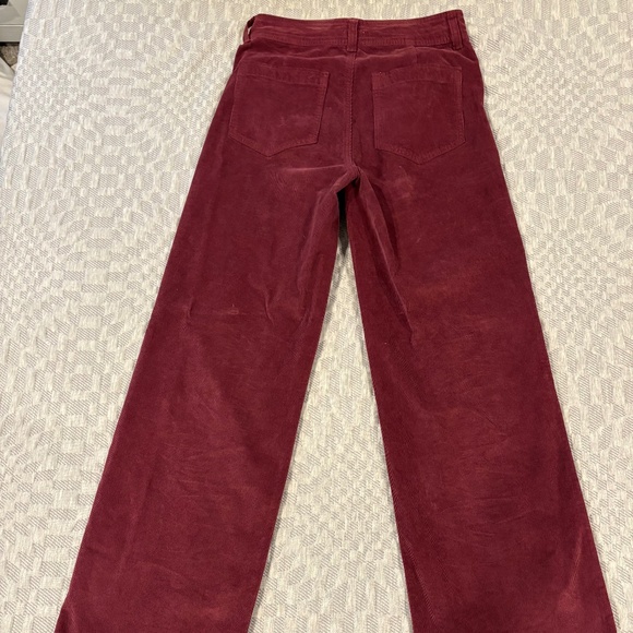 Faherty Pants - Faherty Dark Red Corduroy Pants Size 27